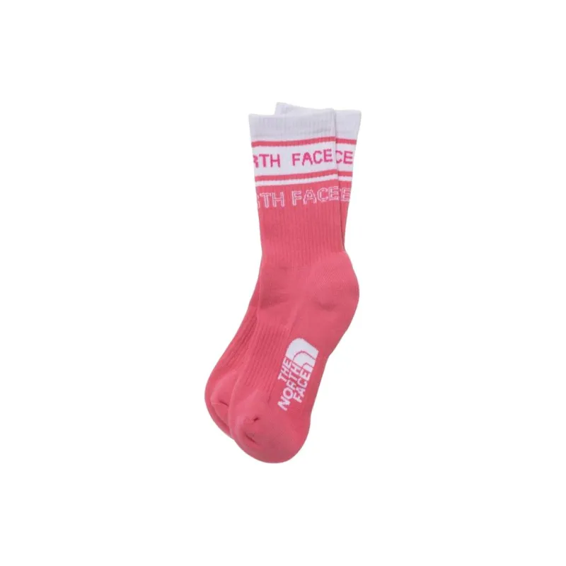 THE NORTH FACE Mid Calf Socks Unisex 1 Pack Pink-0