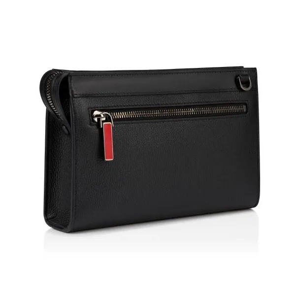 CL Funky Calfskin Crossbody Bag Men's Black-2
