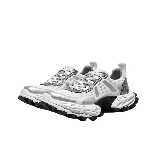 Acupuncture Cushioning, Abrasion Resistant, Lightweight, And Breathable Low Top Chunky Sneakers Men's