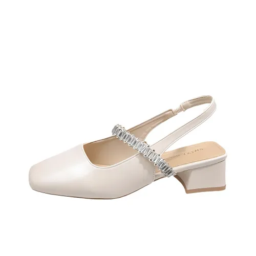 LXVB Chunky Heel High Heels Women's