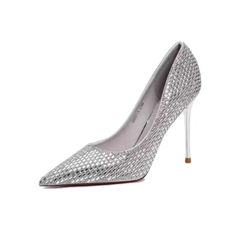 Dragon Dance Slim Heel High Heels Women's-0