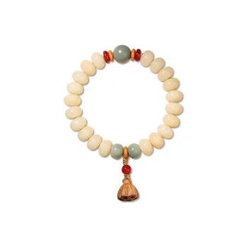 WAW White Jade Bodhi Bracelets Women's