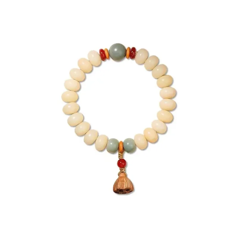 WAW White Jade Bodhi Bracelets Women's-0
