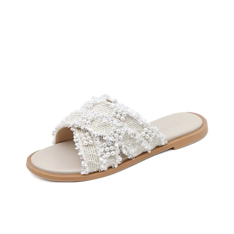 TATAYA Rubber Sole Abrasion Resistant Slide Slippers Women's-3