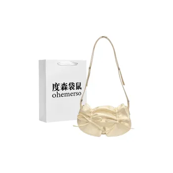 Dusen Kangaroo PU Shoulder Bag Women's Multicolor