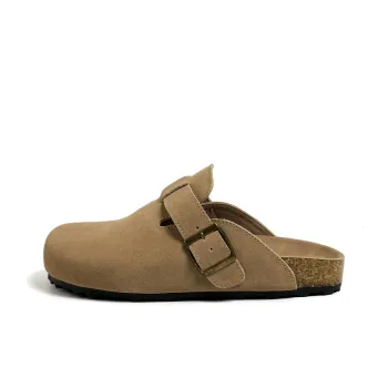 FOREVER 21 Odor Resistant Abrasion Resistant Slip Resistant Closed Toe Slippers Women's Chestnut