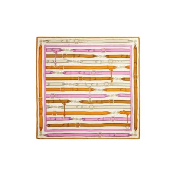 COACH Silk Scarves Women's Honey Brown
