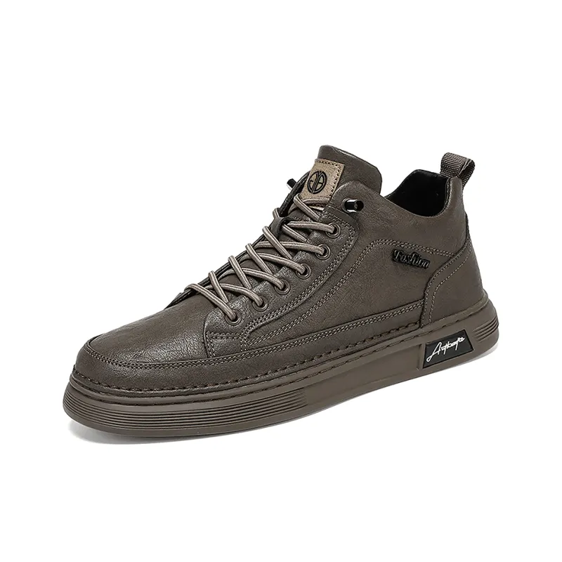 Yi Jiabao Slip Resistant Shock Absorbers With Abrasion Resistant Properties Low Top Skateboard Shoes Men's-3