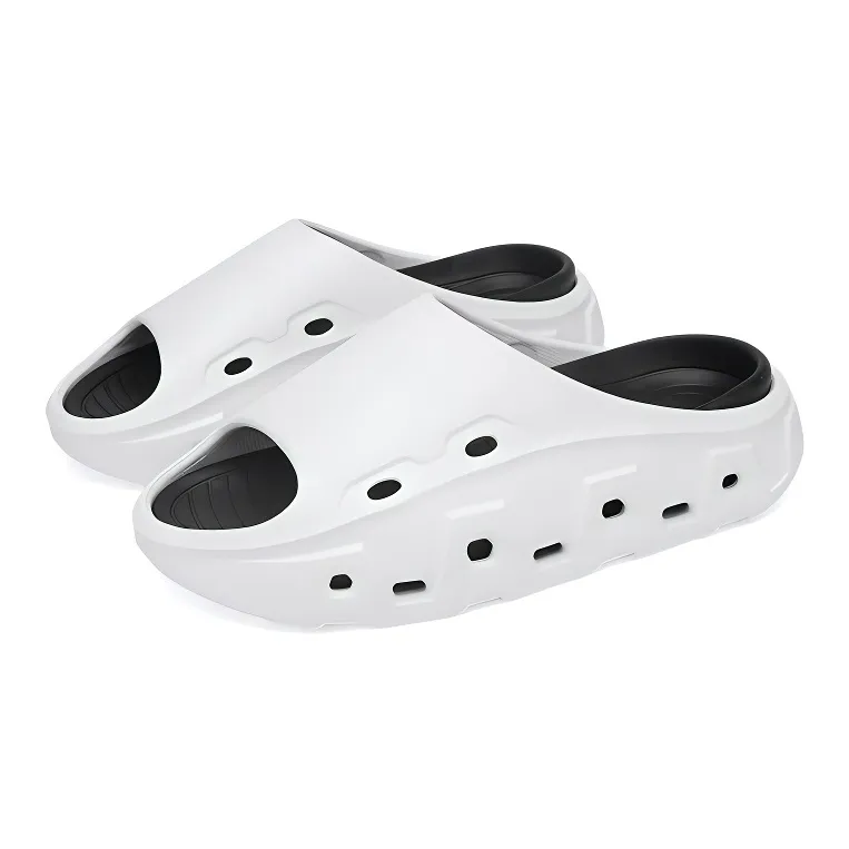Darcy Sen Slippers Black Gray/Light Green/Khaki White/White Black-23