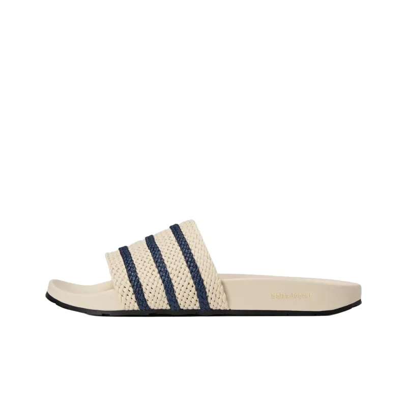 WALES BONNER x Adidas Originals ADILETTE Slip Resistant Abrasion Resistant Slide Slippers Unisex Beige-0