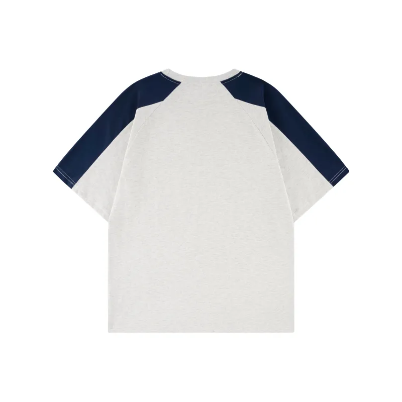 BOTH PLAY T Shirts Unisex White Gray[230g Heavyweight 100% Cotton]-1