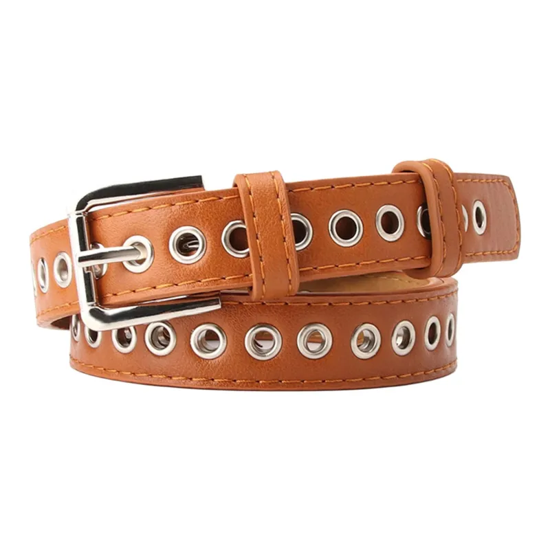 JEANSWEST PU Leather Belts Women's 2.3CM-1