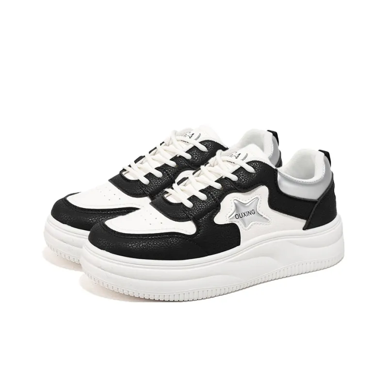 Gai Renpu Slip Resistant, Abrasion Resistant, Breathable Low Top Skateboard Shoes Women's-2