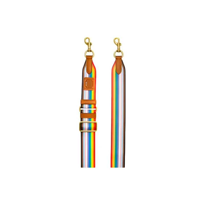 COACH Straps Canvas Bag Accessory Bag Strap Unisex Rainbow-1