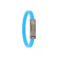 Black buckle sky blue