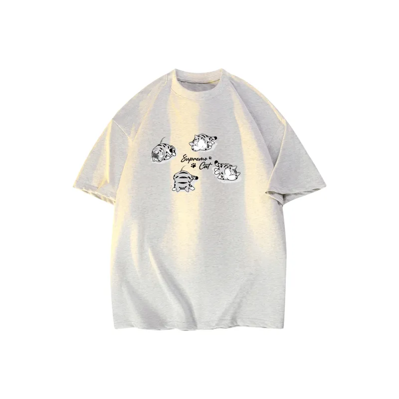 Supremo Cat T Shirts Unisex-8