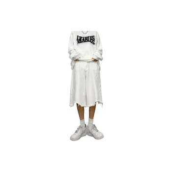 CORNILOT Denim Shorts Unisex White