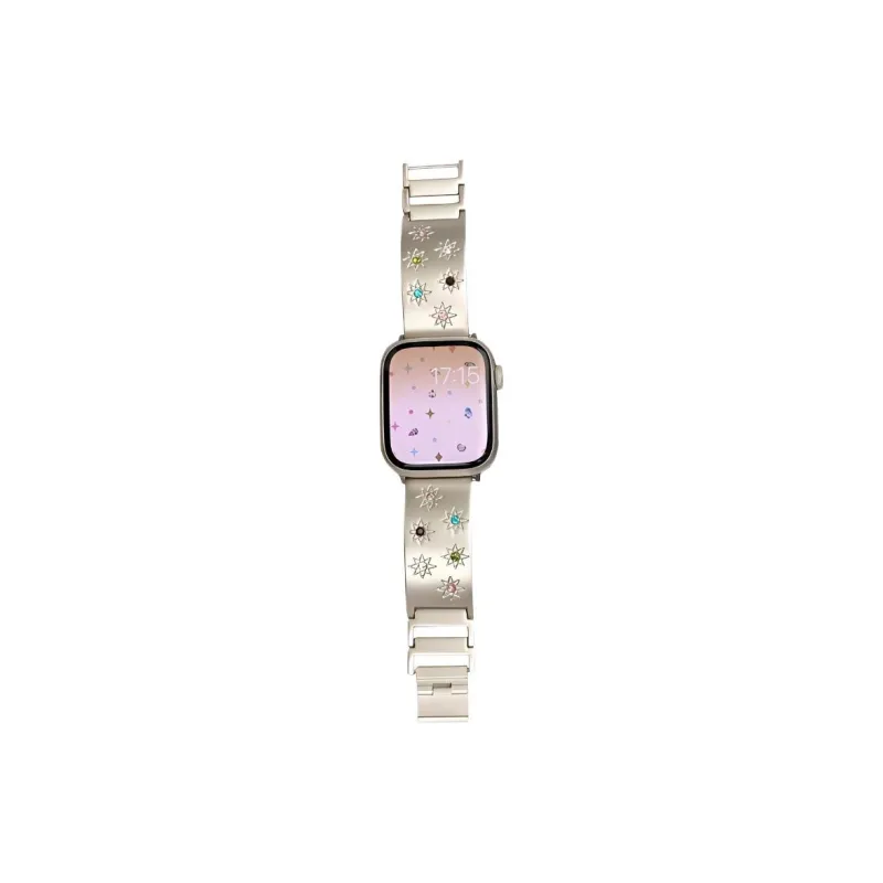 KVZUVUU Apple Compatibility Watch Band Metal-0