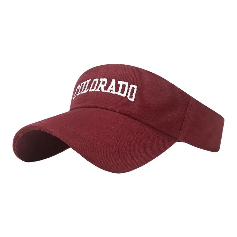 Yun Cheng Ya Man Cotton Visor Cap Unisex-5