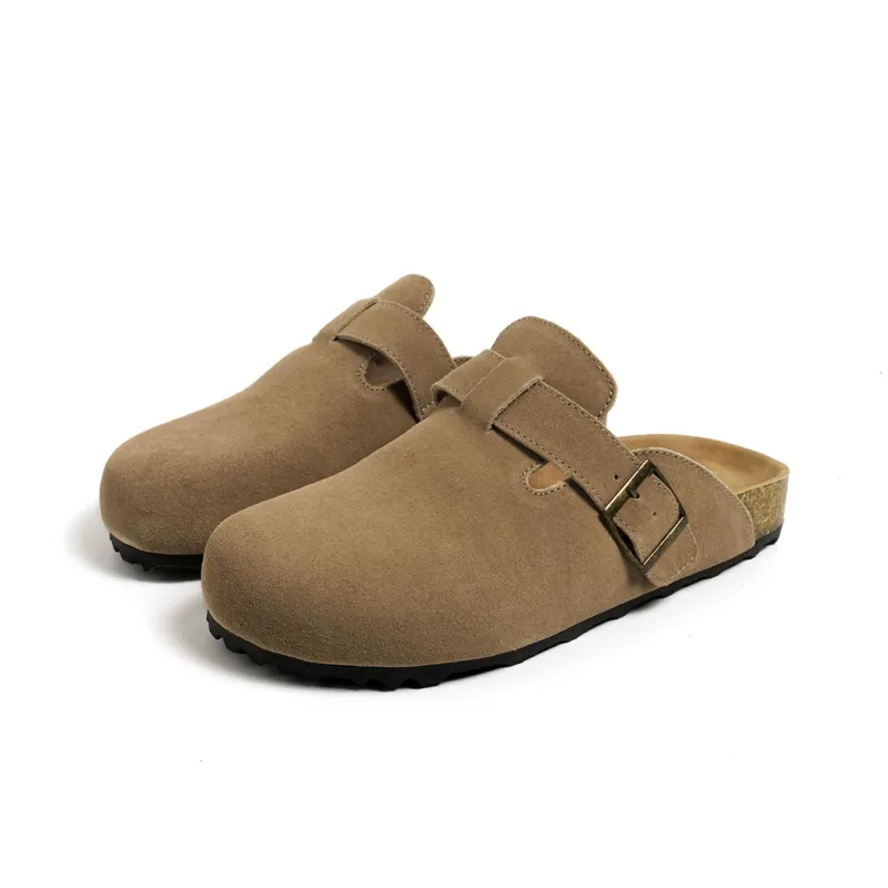 FOREVER 21 Odor Resistant Abrasion Resistant Slip Resistant Closed Toe Slippers Women's Chestnut-2