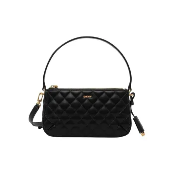 DKNY Calfskin Crossbody Bag, Shoulder Bag Women's Black