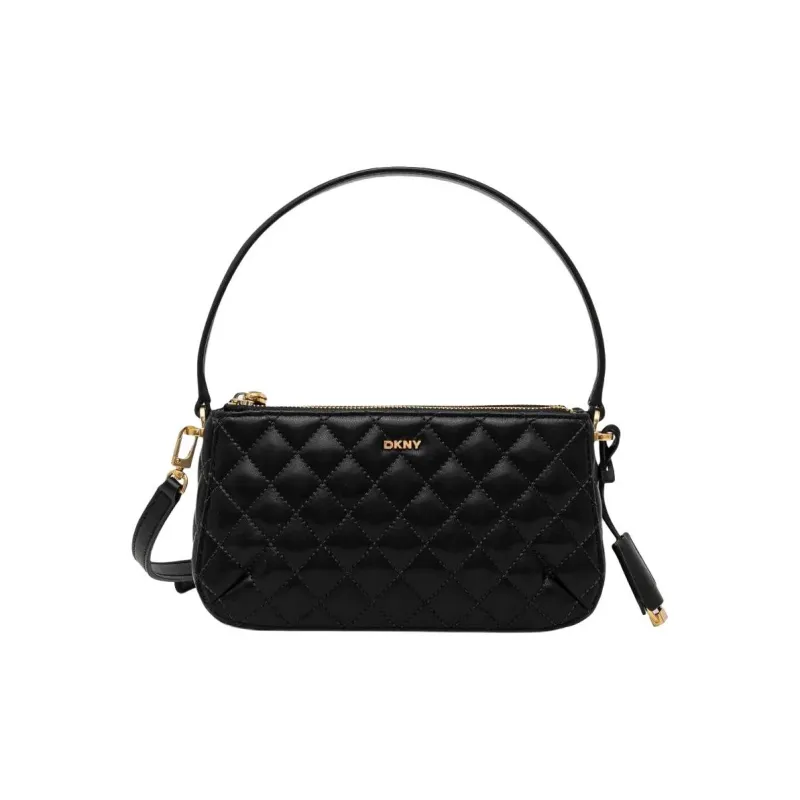 DKNY Quilted Leather Shoulder Bag-0