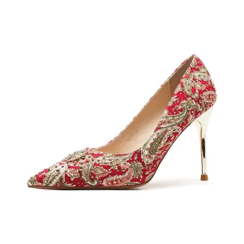 MADALLO Slim Heel High Heels 6.5cn/9.5cm Women's