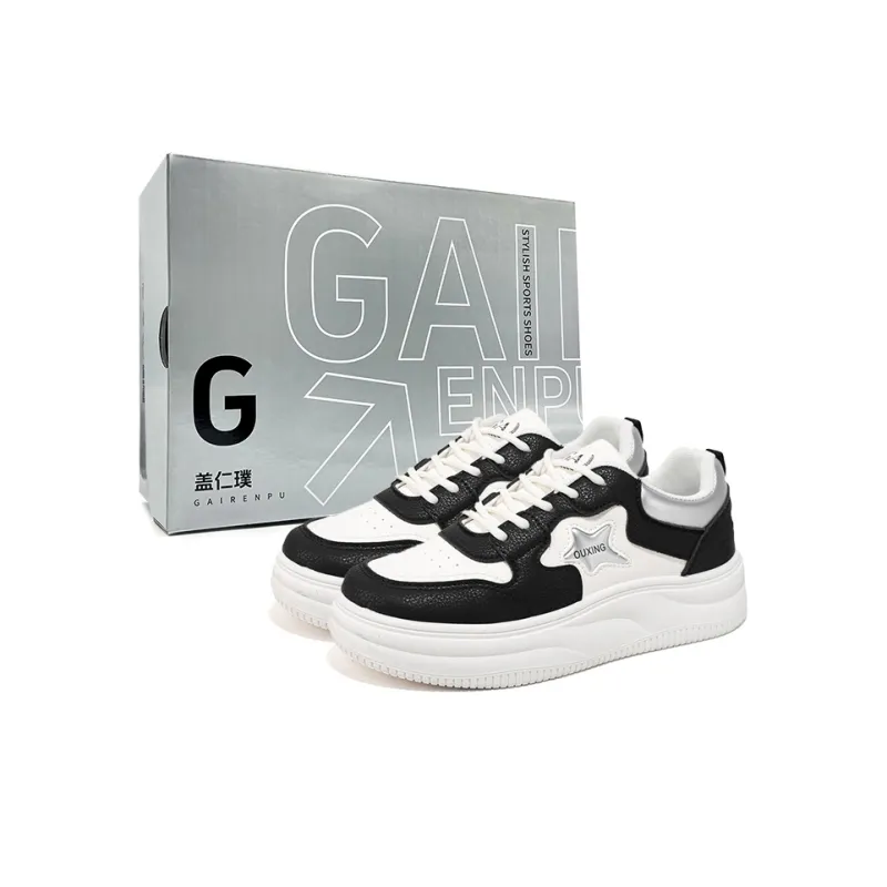 Gai Renpu Slip Resistant, Abrasion Resistant, Breathable Low Top Skateboard Shoes Women's-0