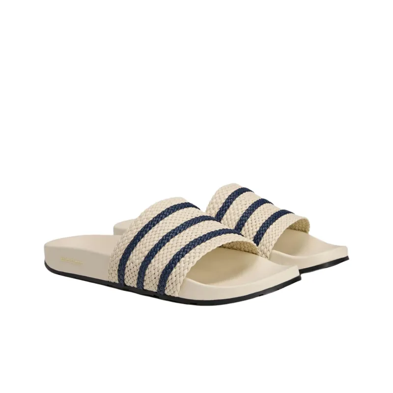 WALES BONNER x Adidas Originals ADILETTE Slip Resistant Abrasion Resistant Slide Slippers Unisex Beige-1