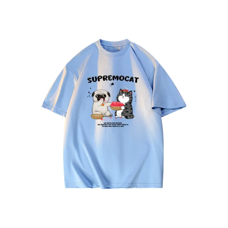 Supremo Cat T Shirts Unisex-10