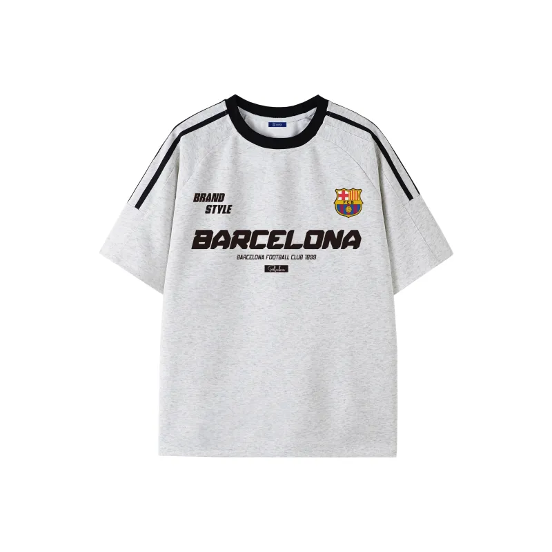 FCB ARCELONA T Shirts Unisex-3