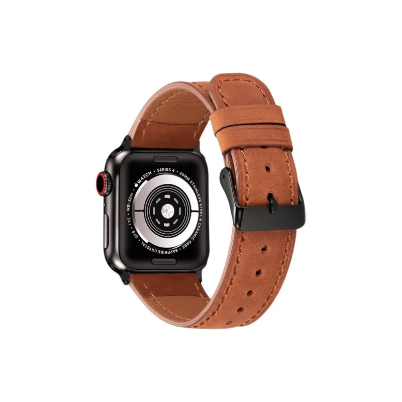 KVZUVUU Apple Compatibility Watch Band Leather-0
