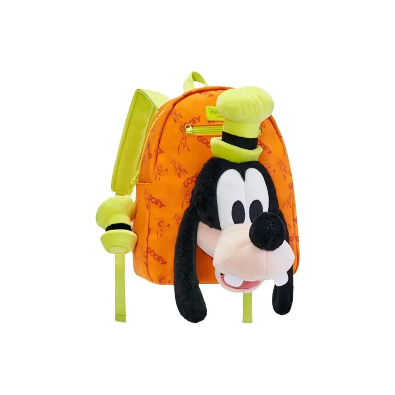 Disney Fabric Backpack Unisex Light Green & Orange-2