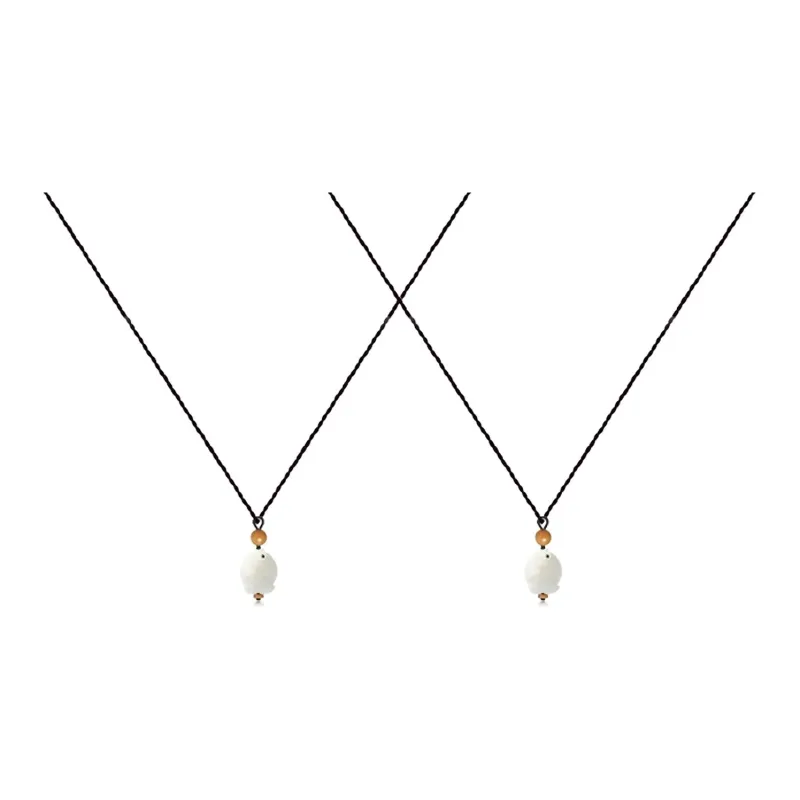 Asia Star Ivory Nut Necklaces Women's-11