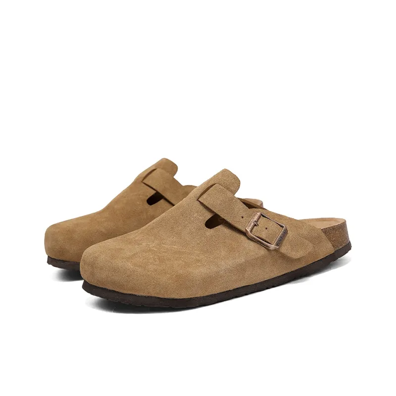 AMICNIEGD Slip Resistant Abrasion Resistant Closed Toe Slippers Unisex-15
