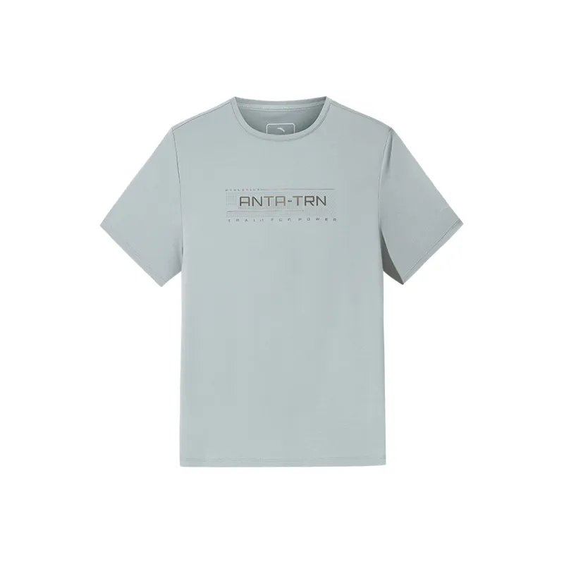 Anta Variety Training Collection T Shirt Men's Bright Blue Green-0