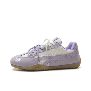 STUR YSN Abrasion Resistant Breathable Low Top Skateboard Shoes Women's Light Purple