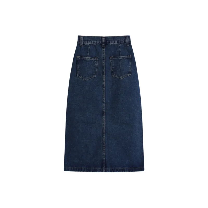 IDLE SOUL Denim Long Skirt Women's-1