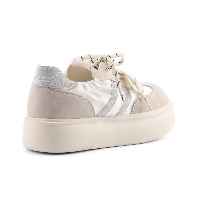 JOSINY Low Top Skateboard Shoes Women's Ecru-5