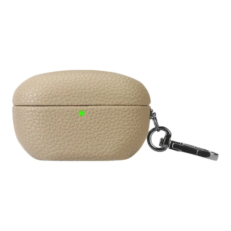 NUOQIXIN Compatibility SONY WF 1000XM5 Litchi Grain Fabric+PC Litchi Grain Impact Resistant Headphone Cases-14