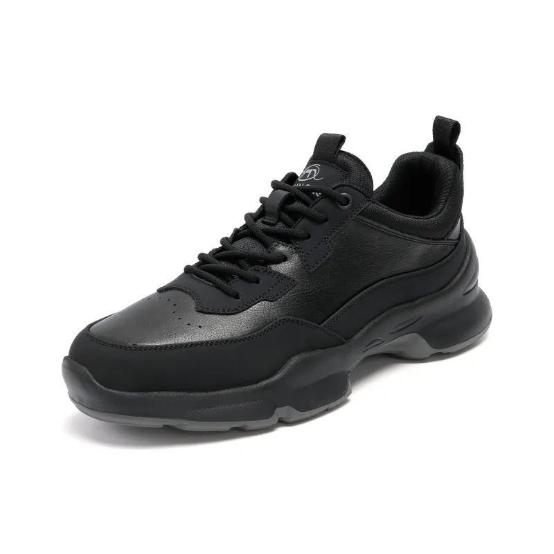 Kemaron Men's Casual Shoes Men Low Top Black Yellow/Black-9