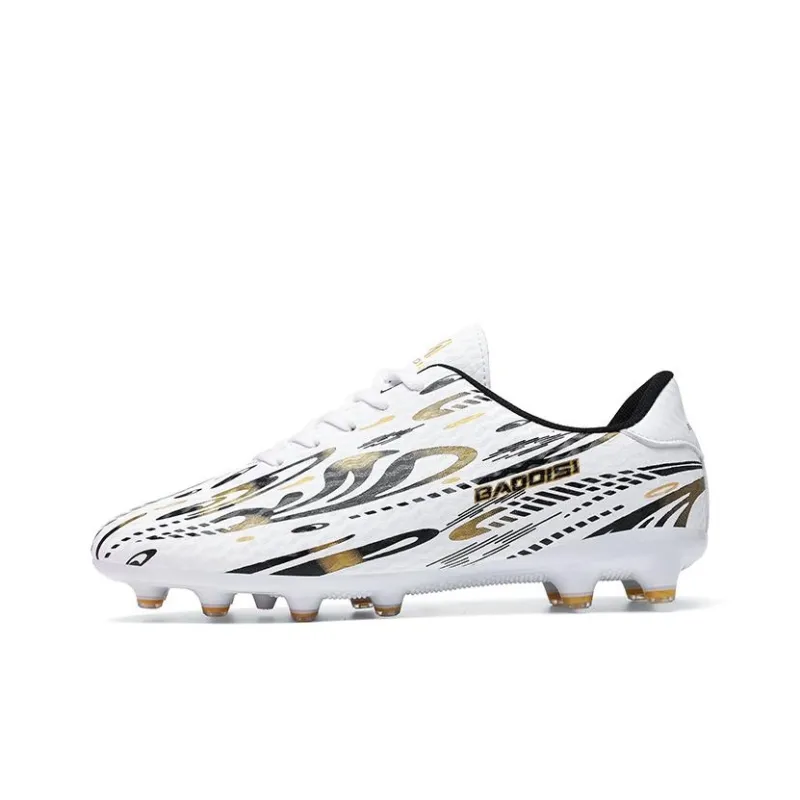 LONGDUIZHANG Soccer Shoes Unisex Low Top Orange Red/Black Gold/Black Sky Blue/White Gold-22