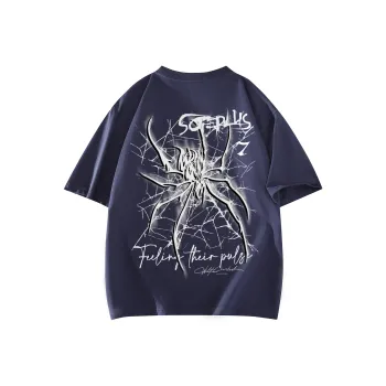 SOIE T Shirts Unisex Navy Blue