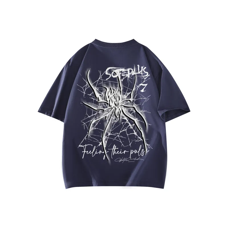 SOIE T Shirts Unisex Navy Blue-0