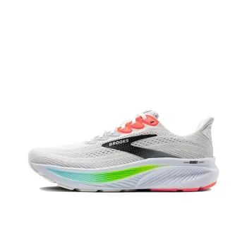 Brooks Ghost 17 Shock Absorbers With Slip Resistant Features Low Top Running Shoes Men's White