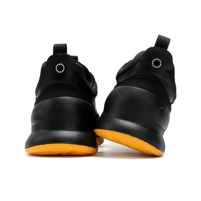 Kemaron Men's Casual Shoes Men Low Top Black Yellow/Black-5