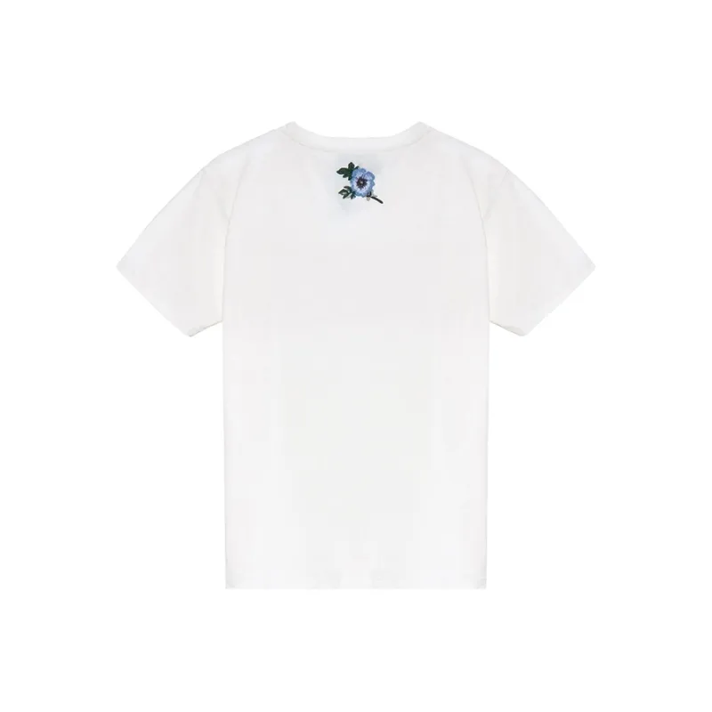 ZHIO T Shirts Women's White-1