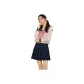 Long-Sleeved Top+39A Skirt Clothing Sets (Includes Pink Polka Dot Bow)