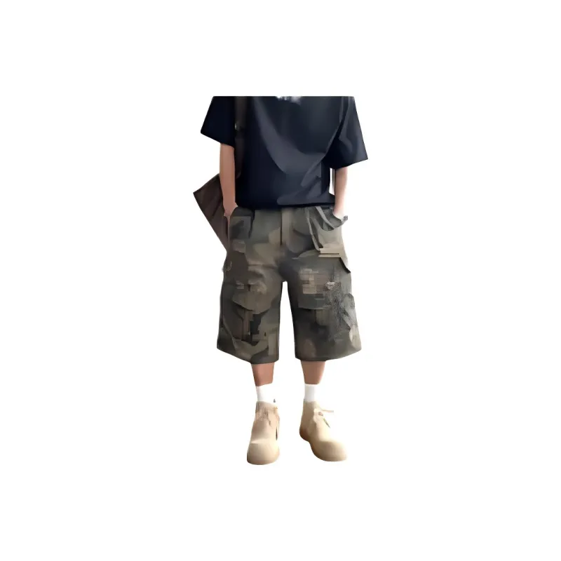 TONYBEAR Cargo Shorts Men Image Color-0