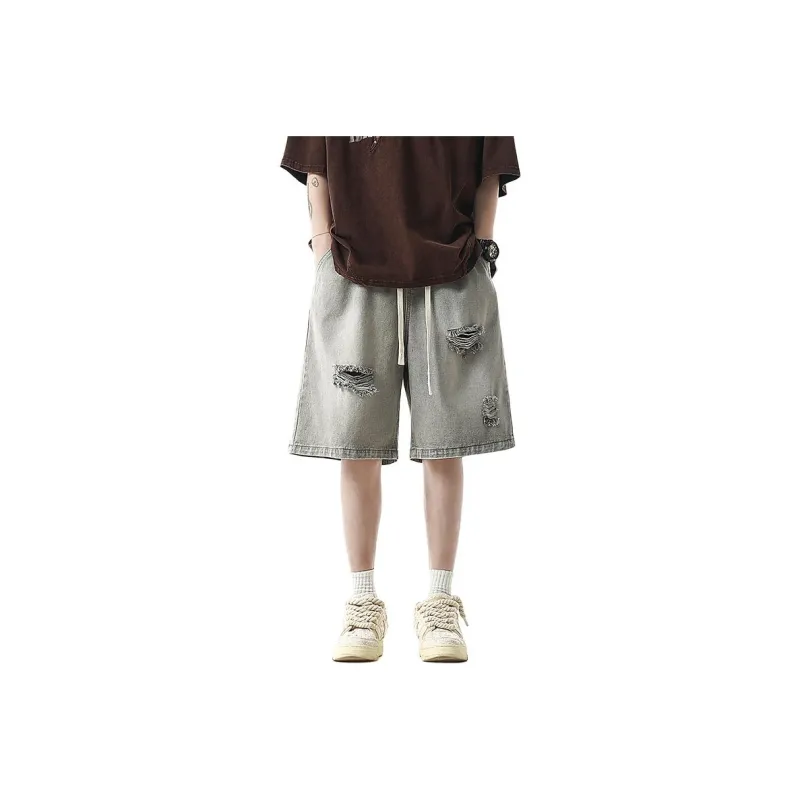 GOODHENLCE Denim Shorts Unisex-0